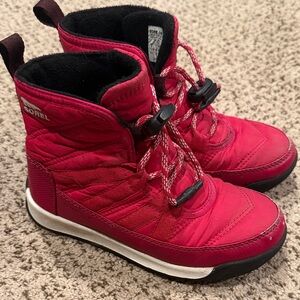 Sorel Kids Cherry Red Snow Boots